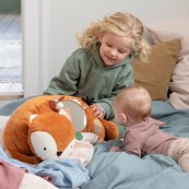 Sebra - Cuscino morbido con attività per Tummy time - Sparky La volpo - Dalla nascita