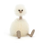 Jellycat - Peluche morbido Struzzo Bianco