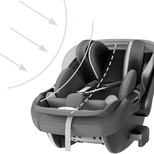 Inglesina - Darwin Recline per Aptica XT 2024 - ovetto reclinabile - Colore Inglesina: Magnet Grey