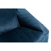 Nobodinoz - Pouf Chelsea Velvet - 72x75x42 cm - Eco-Velluto - Colori Nobodinoz: Night Blue