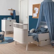 Sebra - Lettino evolutivo Baby e Junior- Juno - Dal 1942 - Varianti Sebra: Classic White