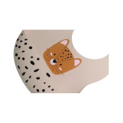 Tryco - Bavaglio Impermeabile con Tasca -  Silicone - Versioni Tryco: Lenny il Leopardo