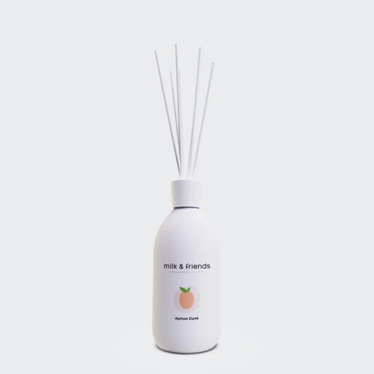 Milk&Friends - Diffusore a bastoncini 500ml - Varianti Milk&Friends: Apricot Dunk