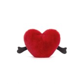 Jellycat - Peluche morbido Cuore rosso