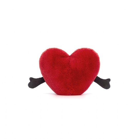 Jellycat - Peluche morbido Cuore rosso - Taglie Jellycat: S