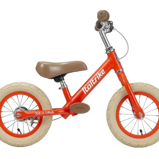 Italtrike - Balance Bike Fruit - bicicletta senza pedali - Dai 2 anni - Colore: Ciliegia