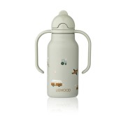 Liewood - Bottiglia termica in acciaio Kimmie 250ml - Colore Liewood: Vehicles / Dove Blue