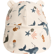 Liewood - Cappello Senia con protezione UV - Fibre riciclate - Taglia: 0-3m, Colore Liewood: Sea Creature / Sandy