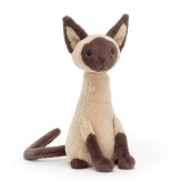 Jellycat - Peluche morbido Gatto siamese Iris