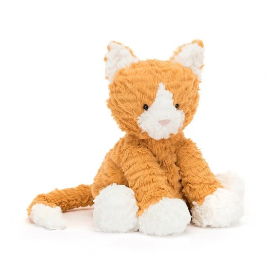 Jellycat - Peluche morbido Gatto ginger