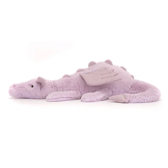 Jellycat - Peluche morbido Drago Lavanda