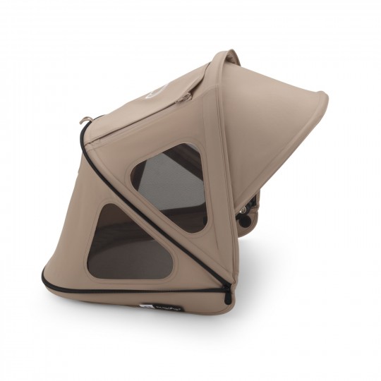 Bugaboo - Cappottina Breezy per Bugaboo Dragonfly - Traspirante e con zanzariera - Colori Bugaboo: Dune Taupe