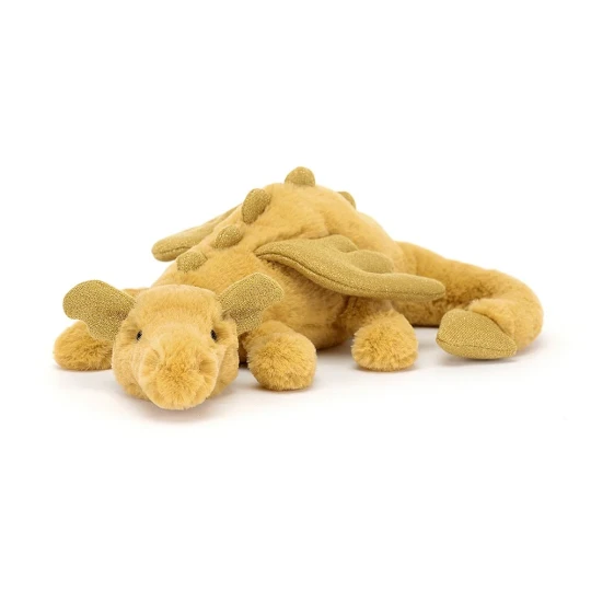 Jellycat - Peluche morbido Drago dorato - Taglie Jellycat: S