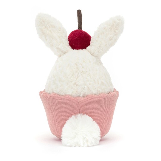 Jellycat - Peluche morbido Cupcake Coniglio