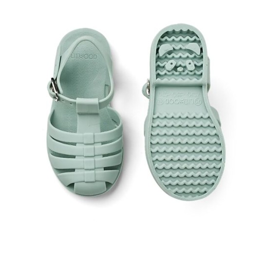 Liewood - Sandali da mare da bagno con cinturino - Bre Sandals - Flessibile e resistente - Taglia Scarpe: 26, Colore Liewood: Ice Blue