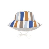 Lässig - Cappello Reversibile 50+UV tg. S (3-6 mesi) - Colori Lässig: Waves Blue/Nature