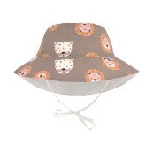 Lässig - Cappello Reversibile 50+UV tg. S (3-6 mesi) - Colori Lässig: Wild Cats Choco