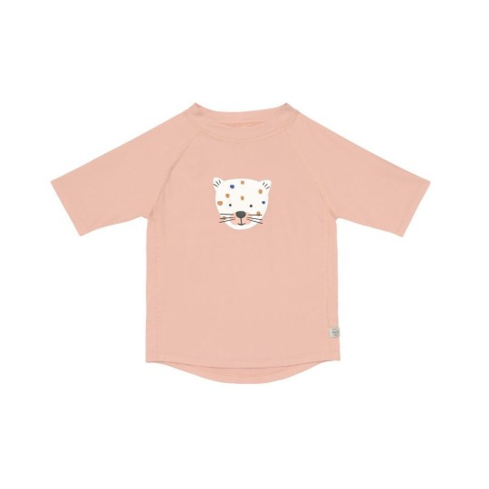 Lässig - Maglia manica corta Protezione UPF 50+ tg.M (6-12 mesi) - Colori Lässig: Leopard Pink