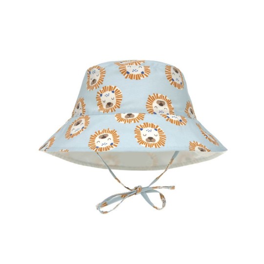 Lässig - Cappello Reversibile 50+UV tg. M (6-18 mesi) - Colori Lässig: Lion Powder Blue