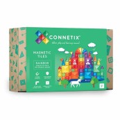 Connetix - 102 Pezzi - Pacco Creativo - Arcobaleno -100% Plastica ABS Atossica