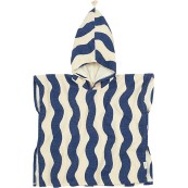 Nobodinoz - Poncho da Bagno Portofino - Cotone Bio - Taglia: 6-9 anni, Colori Nobodinoz: Blue