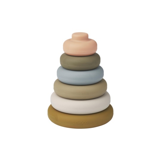 Liewood - Torre in silicone Dag - da impilare - Colore Liewood: Khaki