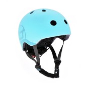 Scoot & Ride - Casco con chiusura magnetica - Taglia: S-M (51-55cm), Colore: Blueberry