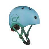 Scoot & Ride - Casco con chiusura magnetica - Taglia: XXS-S (45-51cm), Colore: Steel