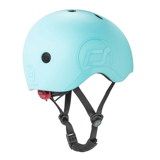 Scoot & Ride - Casco con chiusura magnetica - Taglia: S-M (51-55cm), Colore: Blueberry