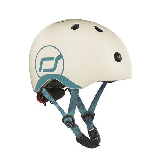 Scoot & Ride - Casco con chiusura magnetica - Taglia: XXS-S (45-51cm), Colore: Ash