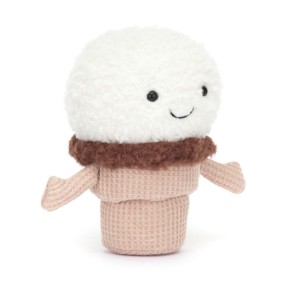 Jellycat - Peluche morbido cono Gelato