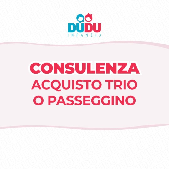 Consulenza acquisto Trio o Passeggino