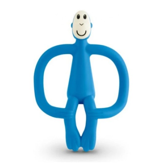 Matchstick Monkey - Massaggiagengive scimietta in silicone - Colore: Blu