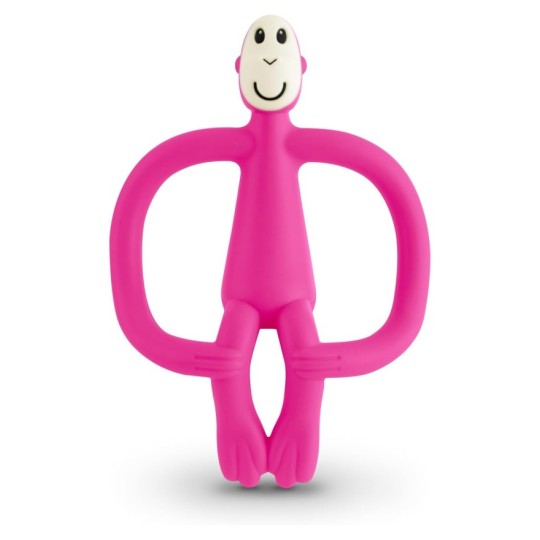 Matchstick Monkey - Massaggiagengive scimietta in silicone - Colore: Rosa