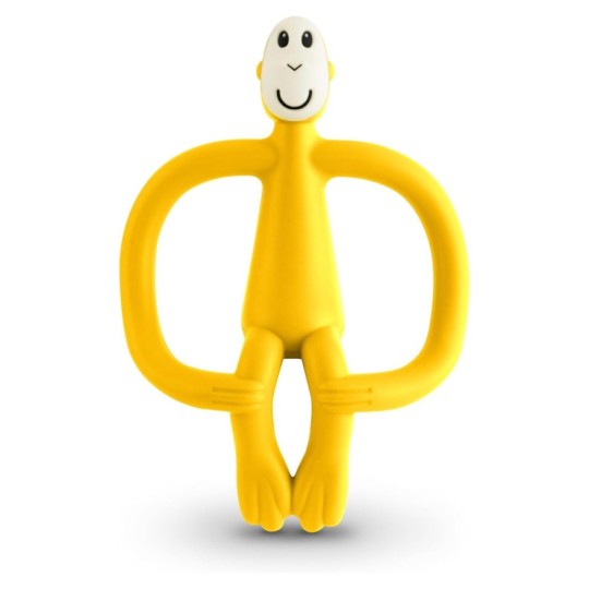 Matchstick Monkey - Massaggiagengive scimietta in silicone - Colore: Giallo