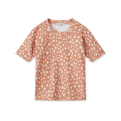 Liewood - Maglia maniche corte Anti UV Noah - Taglia: 104CM, Colore Liewood: Leo spots / Tuscany rose