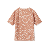 Liewood - Maglia maniche corte Anti UV Noah - Taglia: 104CM, Colore Liewood: Leo spots / Tuscany rose