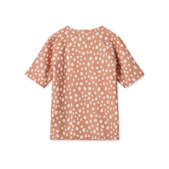 Liewood - Maglia maniche corte Anti UV Noah - Taglia: 116 CM, Colore Liewood: Leo spots / Tuscany rose