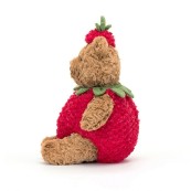 Jellycat - Peluche morbido Bartolomeo Orso fragola