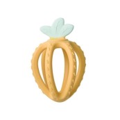 Saro - Massaggiagengive Frutta fresca - 100% silicone - Colore: Senape