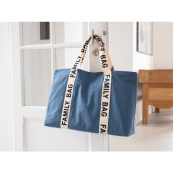 Chilhome - Family Bag Borsa Weekend - 55x18x40 cm - Colori Childhome: Tela Indaco