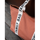 Chilhome - Family Bag Borsa Weekend - 55x18x40 cm - Colori Childhome: Tela Terracotta