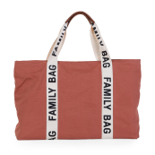 Chilhome - Family Bag Borsa Weekend - 55x18x40 cm - Colori Childhome: Tela Terracotta