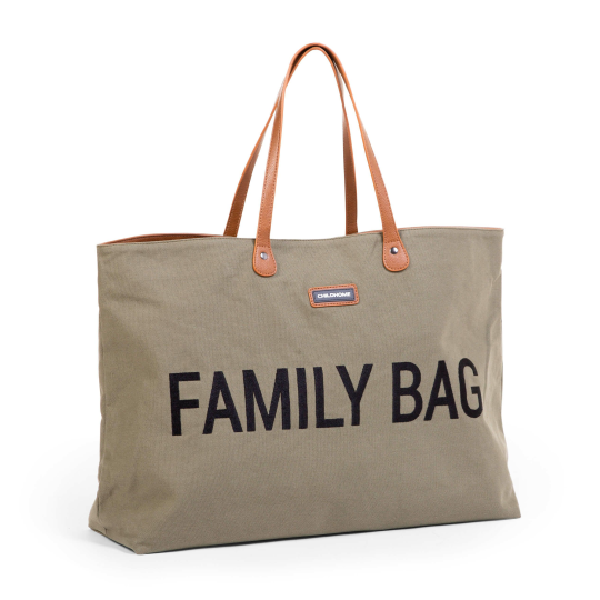 Chilhome - Family Bag Borsa Weekend - 55x18x40 cm - Colori Childhome: Tela Kaki