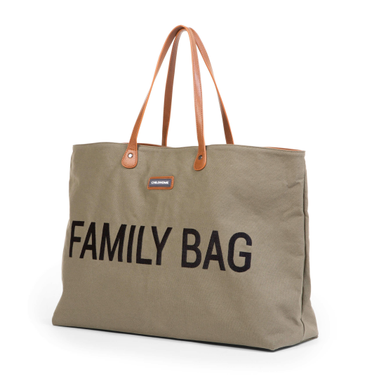 Chilhome - Family Bag Borsa Weekend - 55x18x40 cm - Colori Childhome: Tela Kaki