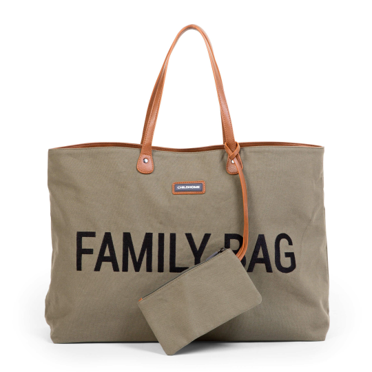 Chilhome - Family Bag Borsa Weekend - 55x18x40 cm - Colori Childhome: Tela Kaki