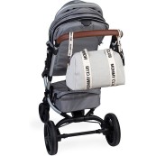 Childhome - Borsa Cambio Mommy Club Signature - Include Fasciatoio Portatile - Colori Childhome: Bianco