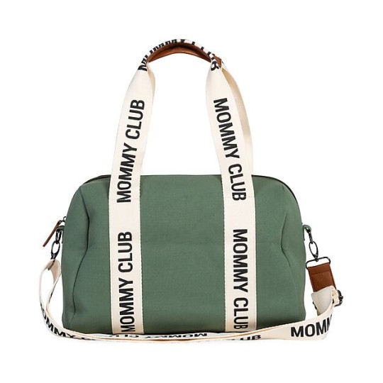 Childhome - Borsa Cambio Mommy Club Signature - Include Fasciatoio Portatile - Colori Childhome: Verde