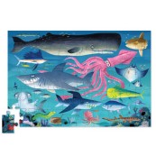 Crocodile Creek - Puzzle in latta da 50 pezzi - Floss & Rock: Shark