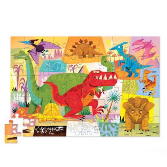 Crocodile Creek - Puzzle in latta da 50 pezzi